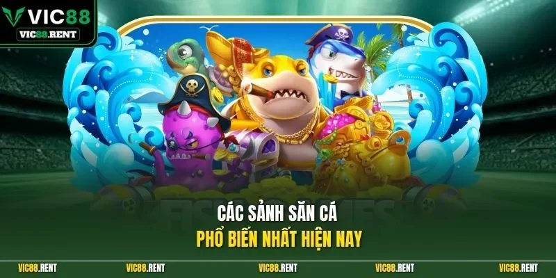 Các sảnh săn cá phổ biến nhất hiện nay