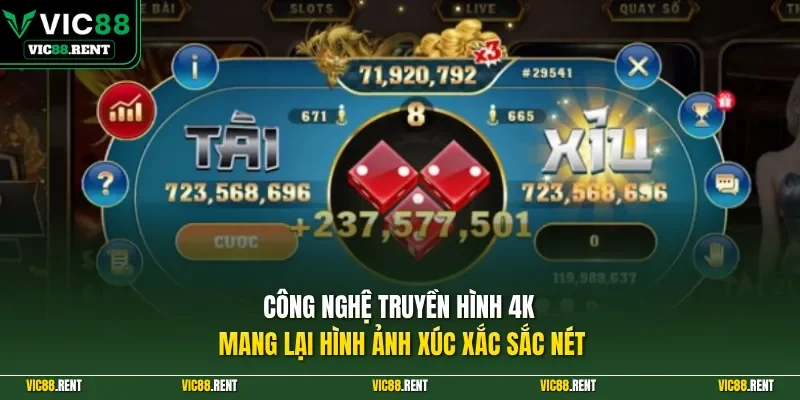 Công nghệ truyền hình 4K mang lại hình ảnh xúc xắc sắc nét