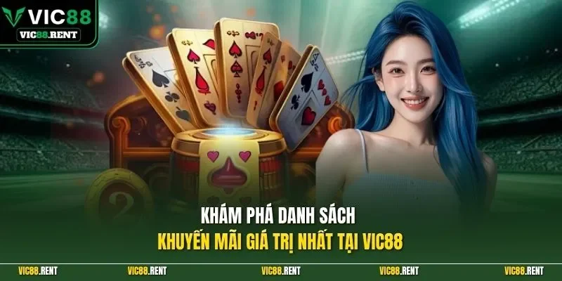Khám phá danh sách khuyến mãi giá trị nhất tại VIC88
