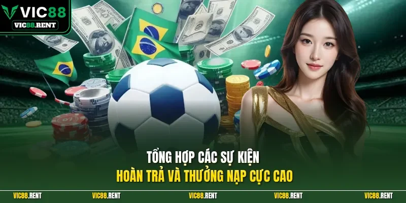 Tổng hợp các sự kiện hoàn trả và thưởng nạp cực cao